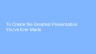 Investor Pitch Deck Template