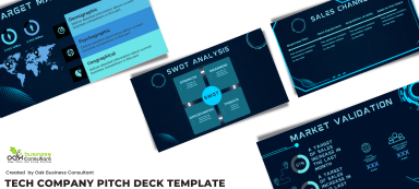 Tech Company Pitch Deck template