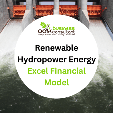 Renewable Hydropower Energy Excel Financial Model