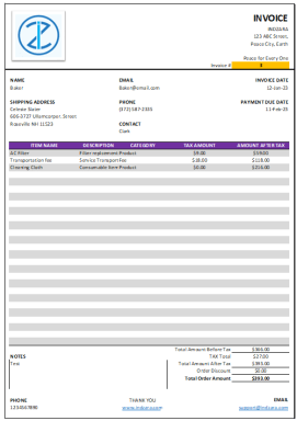 Invoice Manager Pro Excel Template for Small Business