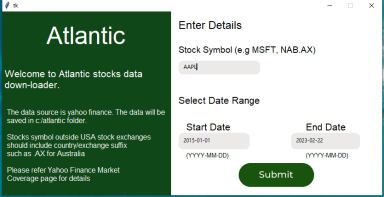 Atlantic Stocks Data Downloader