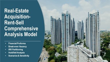 Real Estate Acquisition-Rent-Sell Comprehensive Analysis Model- Premium Version