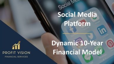 Social Media Platform – Dynamic 10 Year Financial Model
