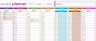 Weekly Planner Excel Model
