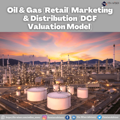 DCF Valuation Model with 5 Years Actual, 1 Year Budget and 5 Years forecast – Oil & Gas Retail Marketing & Distribution