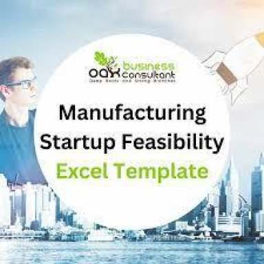 Manufacturing Startup Feasibility Model Excel Template
