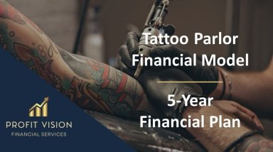 Tattoo Parlor Financial Model - 5 Year Financial Plan