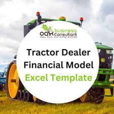 Tractor Dealer Financial Model Excel Template