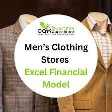 Men’s Clothing Stores Financial Model Excel Template