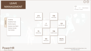 Leave Dashboard – Power BI Template