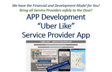 Service Provider APP (Uber-like) Business & Financial Model 10 years