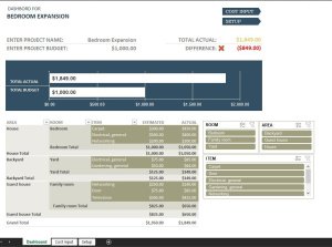 Home Renovation Budget Template