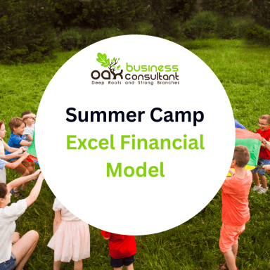Summer camp Excel Financial Model