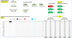 Small Business – Paid Time Off (PTO) Manager – Excel Template