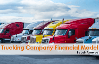 Trucking Company Financial Model - Excel File