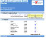 Private School Financial Model - 10+ Year DCF & Valuation