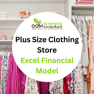 Plus Size Clothing Store Excel Financial Model