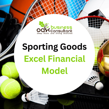 Sporting Goods Excel Financial Model