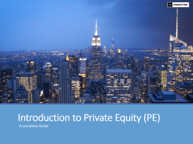 Introduction to Private Equity (PE)