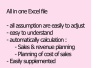 Revenue planning for a restaurant, bistro | 5-year planning for gastronomy based on opening hours, seats and customers
