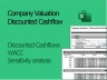 DCF - Discounted Cashflow - DCF Company Valuation - Excel Template | M&A documents