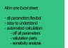 DCF - Discounted Cashflow - DCF Company Valuation - Excel Template | M&A documents
