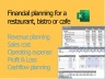 Financial planning for a restaurant, bistro or cafe 5-year planning for gastronomy