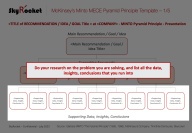 McKinsey's Minto Pyramid Principle Template - Eloquens