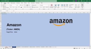 Amazon Financial Model With Forecasting and Valuations