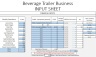 Beverage Trailer Financial Model - Self-pour or manual - 10 year Three Statement Analysis