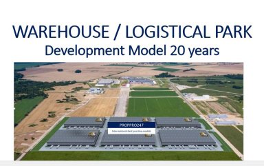 Logistics  - Warehousing Park Property Development - 20 year Three Statement Model