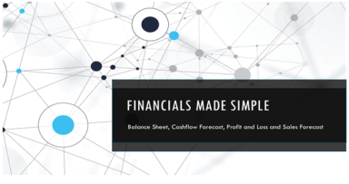 Five Financial Products in One Place: Balance Sheet, Sales Forecast, Profit & Loss Forecast, Cashflow Statement and Dash