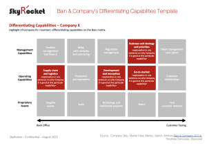 Bain's Differentiating Capabilities Model Template