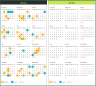2024 Calendar Template with 24 Designs - Excel Spreadsheet