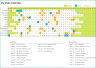 2024 Calendar Template with 24 Designs - Excel Spreadsheet