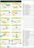 2024 Calendar Template with 24 Designs - Excel Spreadsheet