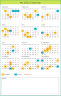 2024 Calendar Template with 24 Designs - Excel Spreadsheet