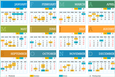 Google Sheets Calendar 2024 with 24 Formats – FREE Download