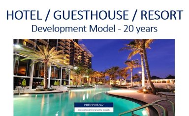 Hotel Development Model - 20 year Three Statement Analysis and Valuation