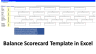 Strategic Performance Management: Balanced Scorecard Excel Template