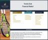 Tennis Club Financial Model – 5 Year Forecast