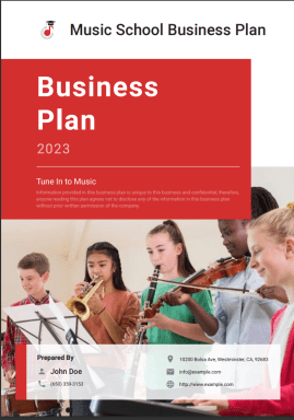 Music school business plan