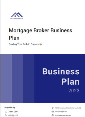 Mortgage broker business plan