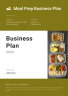 Meal Prep Business Plan example - Page 1