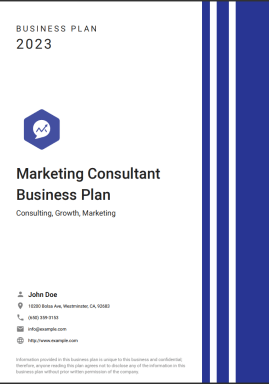 Marketing Consultant Business Plan