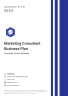 Marketing Consultant Business Plan - Page 1