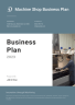 Machine Shop Business Plan - Page 1