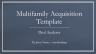 Multi-family Real Estate - Joint Venture Model - IRR Hurdles, Refinancing, and Exit Assumptions