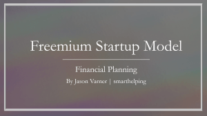 Freemium Model with CaC Payback - 5 Year Forecast