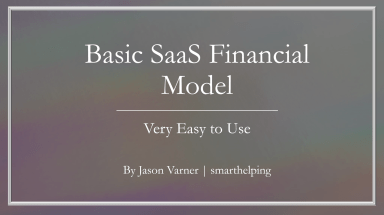 5-Year SaaS Startup Excel Financial Model: 4 Pricing Tiers + Advanced Metrics